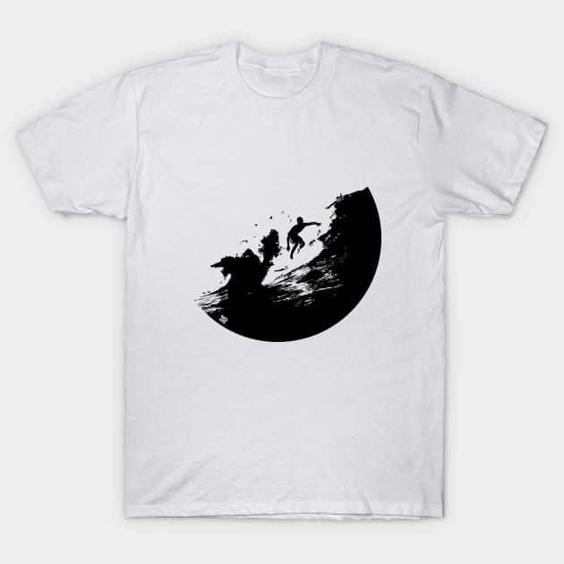 Texas Style Lone Surfer T-Shirt by CamcoGraphics